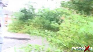 PORNXN Picking up Lucia Love for public pissing