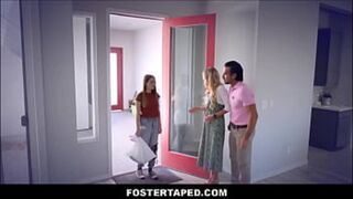 y  Tiny Teen New Foster StepDaughter StepFamily Fucked By Hot Blonde Big Tits MILF