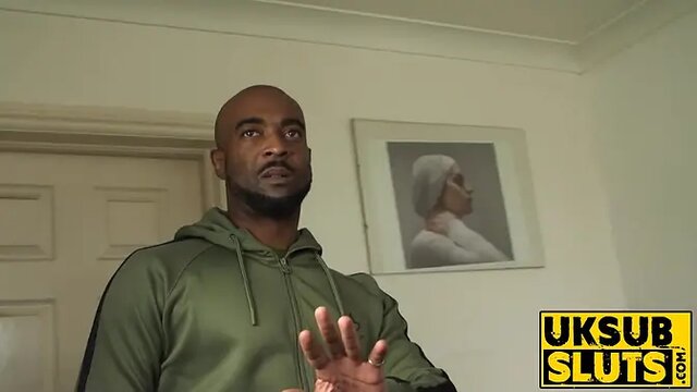 British submissive's ass gets destroyed in rough BDSM threesome