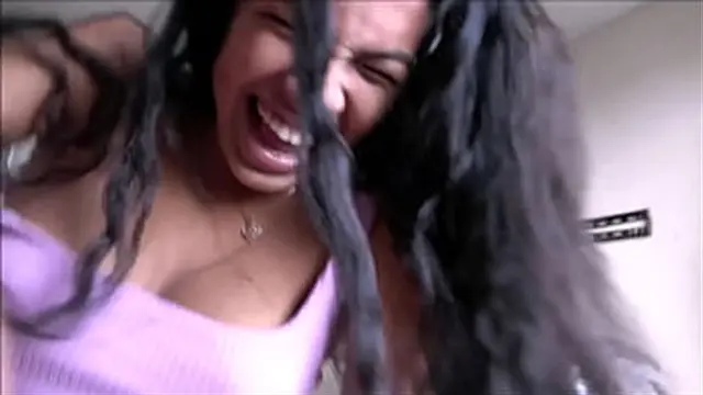 Hot Black Girl Fucks Lazy Boyfriend