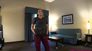 Curvy Nurse StepMom Fucks Injured StepSon