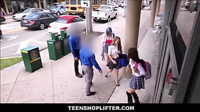 Young Thick Blonde Teen With A Big Ass And Big Tits Caught Shoplifting