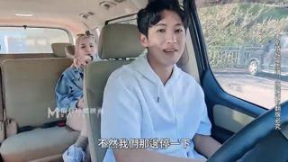  Busty lady flirts with driver, seduces him in the car