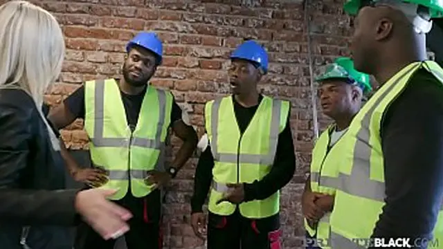 Big Titty blonde Nathaly Cherie takes on 4 big black cocks in this dark dick gang bang where Cherie gets 4 loads of steaming white cum in this hot interracial fuck fest! Full Flick at PrivateBlack com