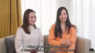 Dirty Japanese honeys sizzle, then steam up in sizzling threeway sex extravaganza with stunning Alexandra Cat