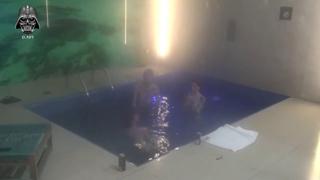 'Motel debauchery: three-piece sex party plunges into pool of passion and pleasure'
