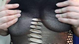 Double D Delight Countdown - Kyra Hellfire gets off on epic boob job climax🚀