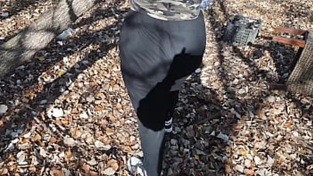 A stranger ravishes me in woods′ secret🤫 and unloads on my flushed cheek