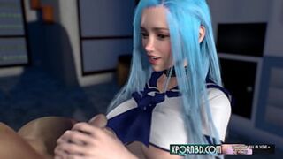 3D Japanese Hentai Girl Masturbating Explicitly