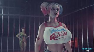 Harley Quinn & Ivy League Girls Get It On
